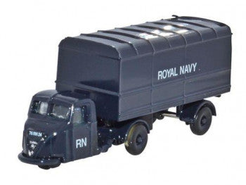 Oxford Diecast NRAB010 - Scammell Scarab Van Trailer Royal Mavy