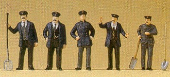 Preiser 12191 - Engine Driver, Stoker & Railway Personnel Around 1890 - 1925