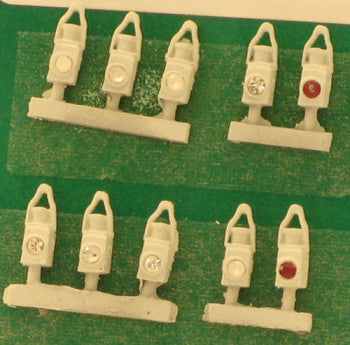 Springside Models DA19 - BR Head & Tail Lamps White (x10)